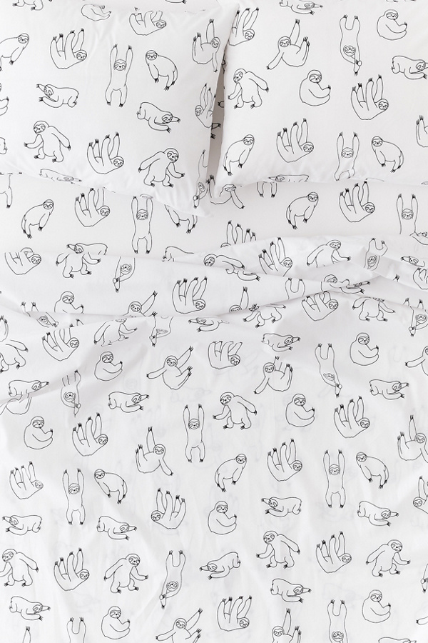 Sloths Sheet Set Urban Outfitters