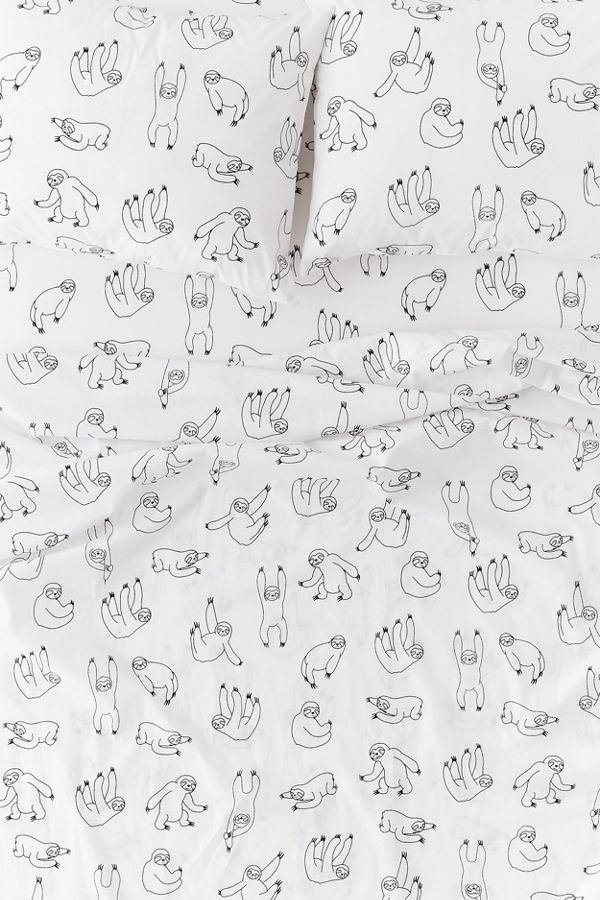 Sloths Sheet Set Urban Outfitters