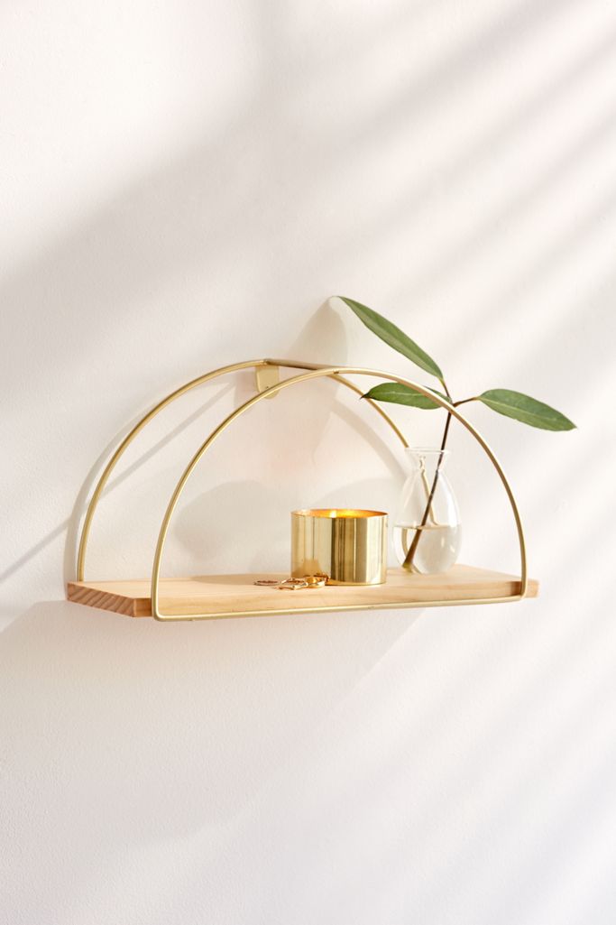 Darby Half Circle Wall Shelf | Urban Outfitters