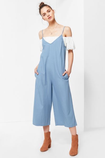 urban outfitters blue jumpsuit