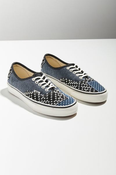 vans slip on patchwork denim