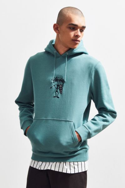 stussy dancer applique hoodie sweatshirt