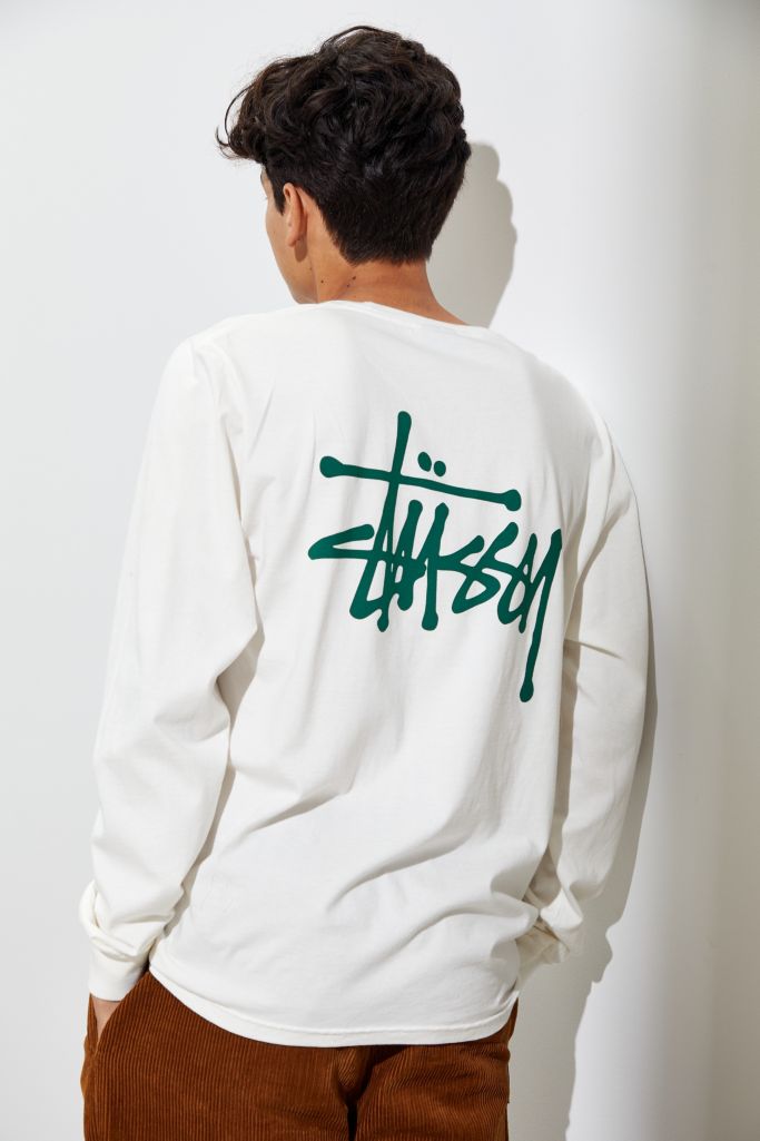 Stussy Logo Long Sleeve Tee | Urban Outfitters
