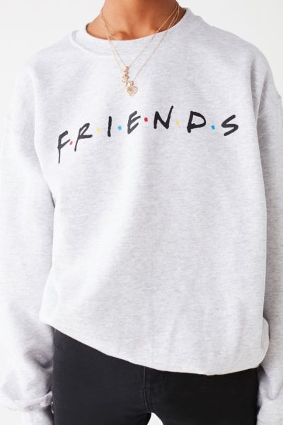 friends hoodie grey