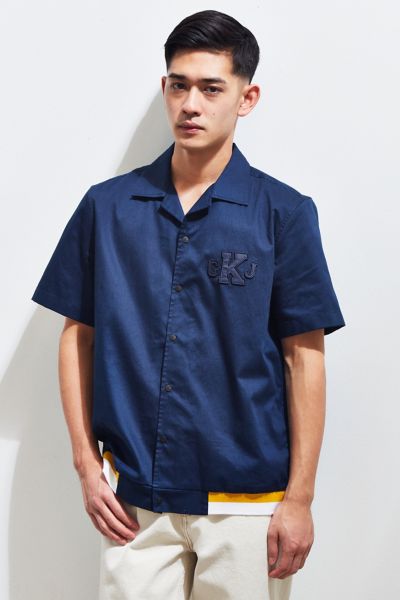 calvin klein short sleeve button down shirts