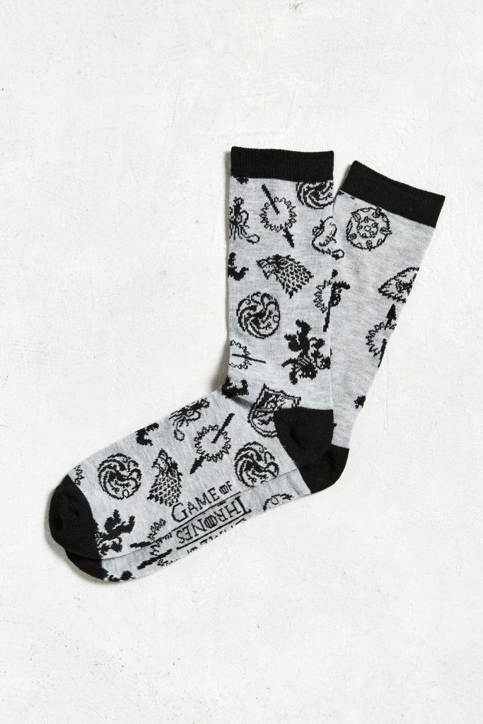 Game of Thrones Sigils Sock | Urban Outfitters
