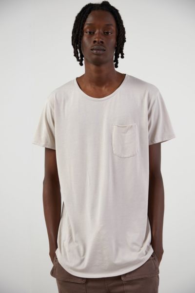 curved hem tee