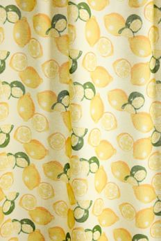 Slide View: 2: Allover Fruits Patterned Shower Curtain