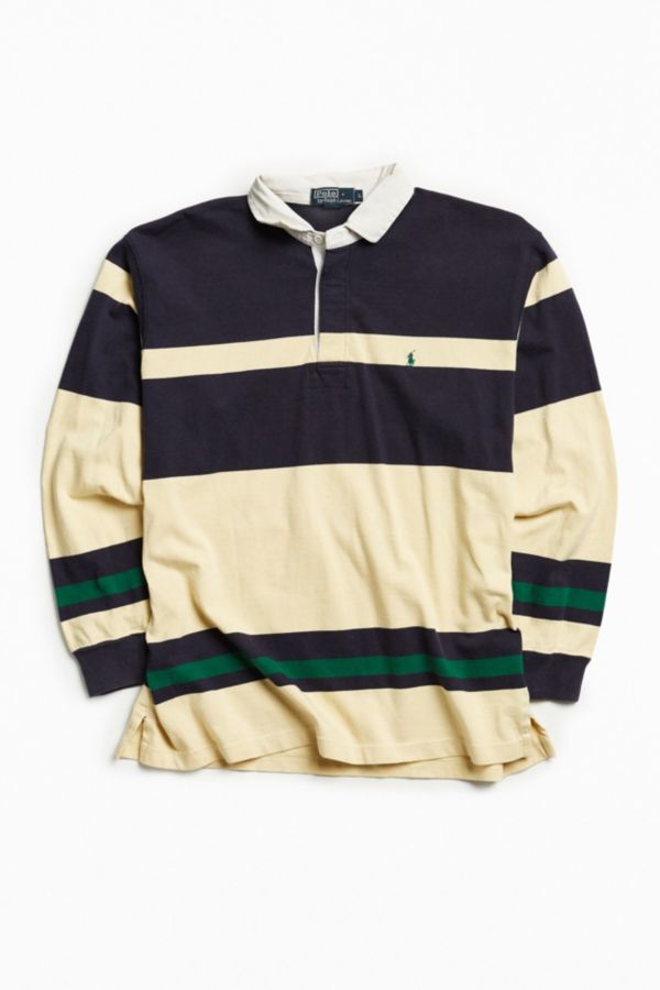 Vintage Polo Ralph Lauren Stripe Rugby Shirt Urban Outfitters