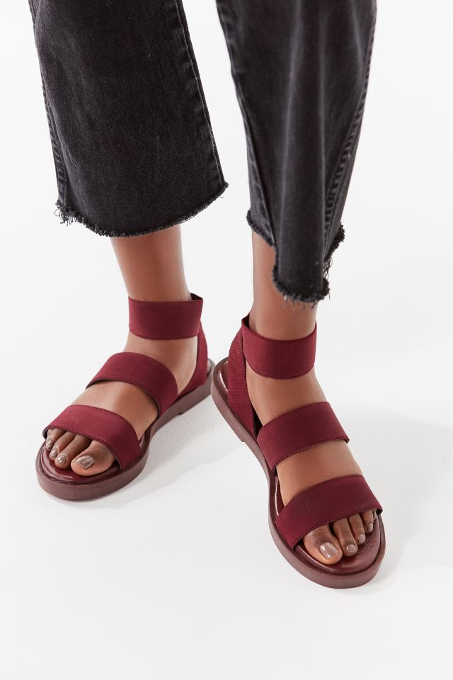 elastic strap soft sole sandals