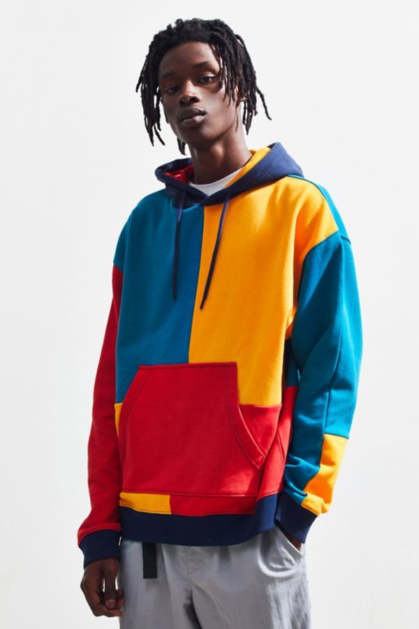 UO Colorblocked Hoodie Sweatshirt | Urban Outfitters Canada