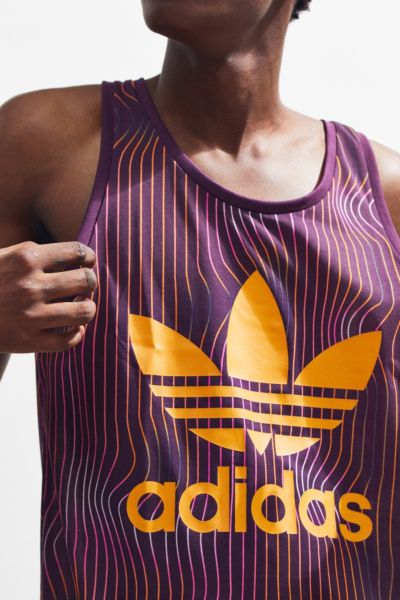 adidas warped stripes tank top
