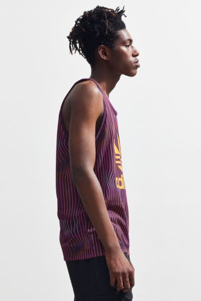 adidas warped stripes tank top