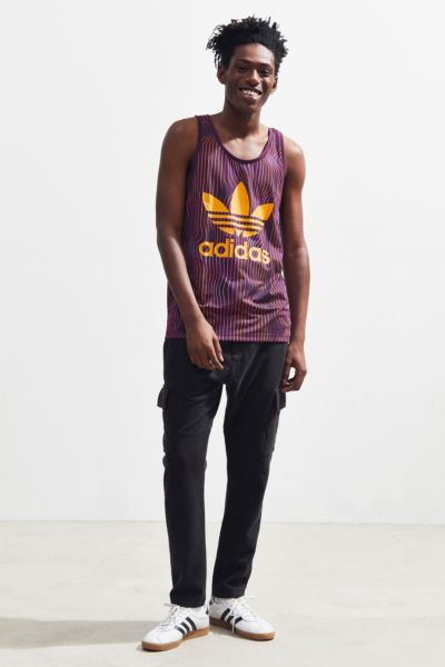 adidas warped stripes tank top