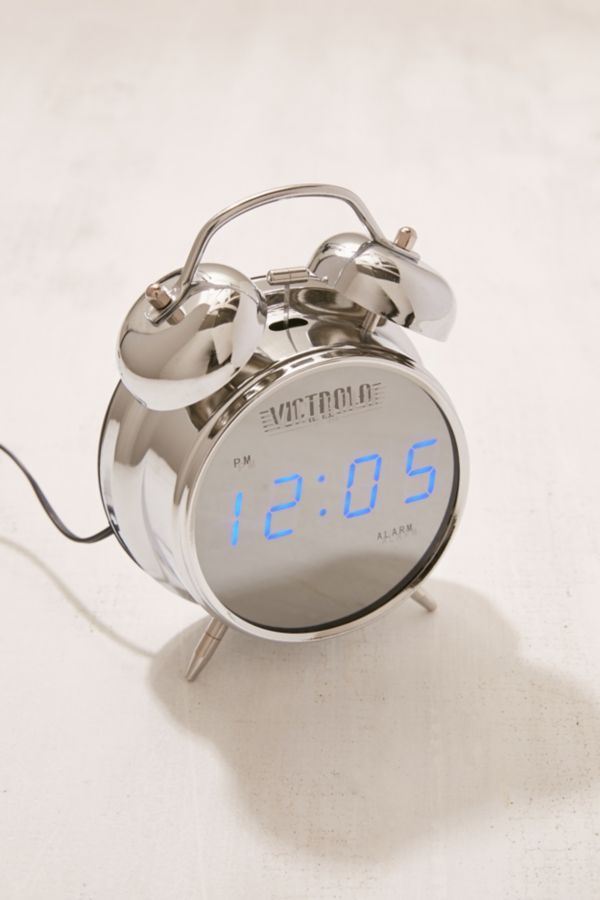 Victrola Retro Chrome Digital Alarm Clock Urban Outfitters