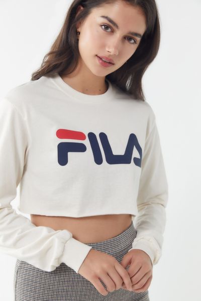 fila long sleeve crop top