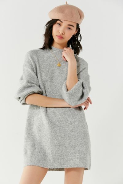 mock neck sweater dresses