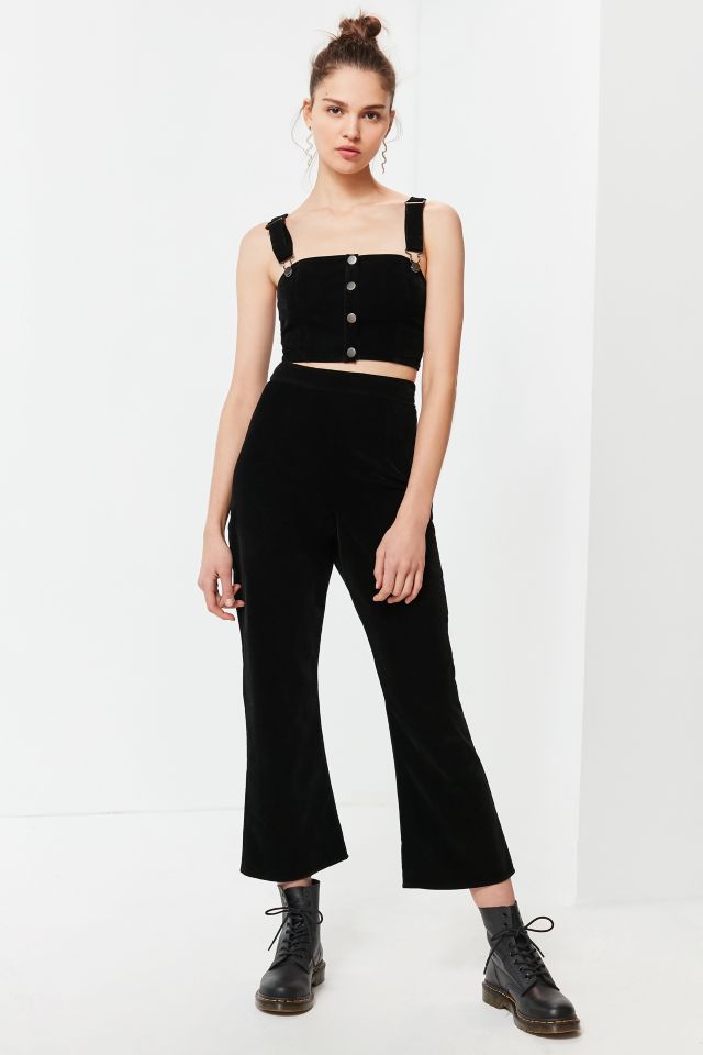 urban outfitters velvet flare pants