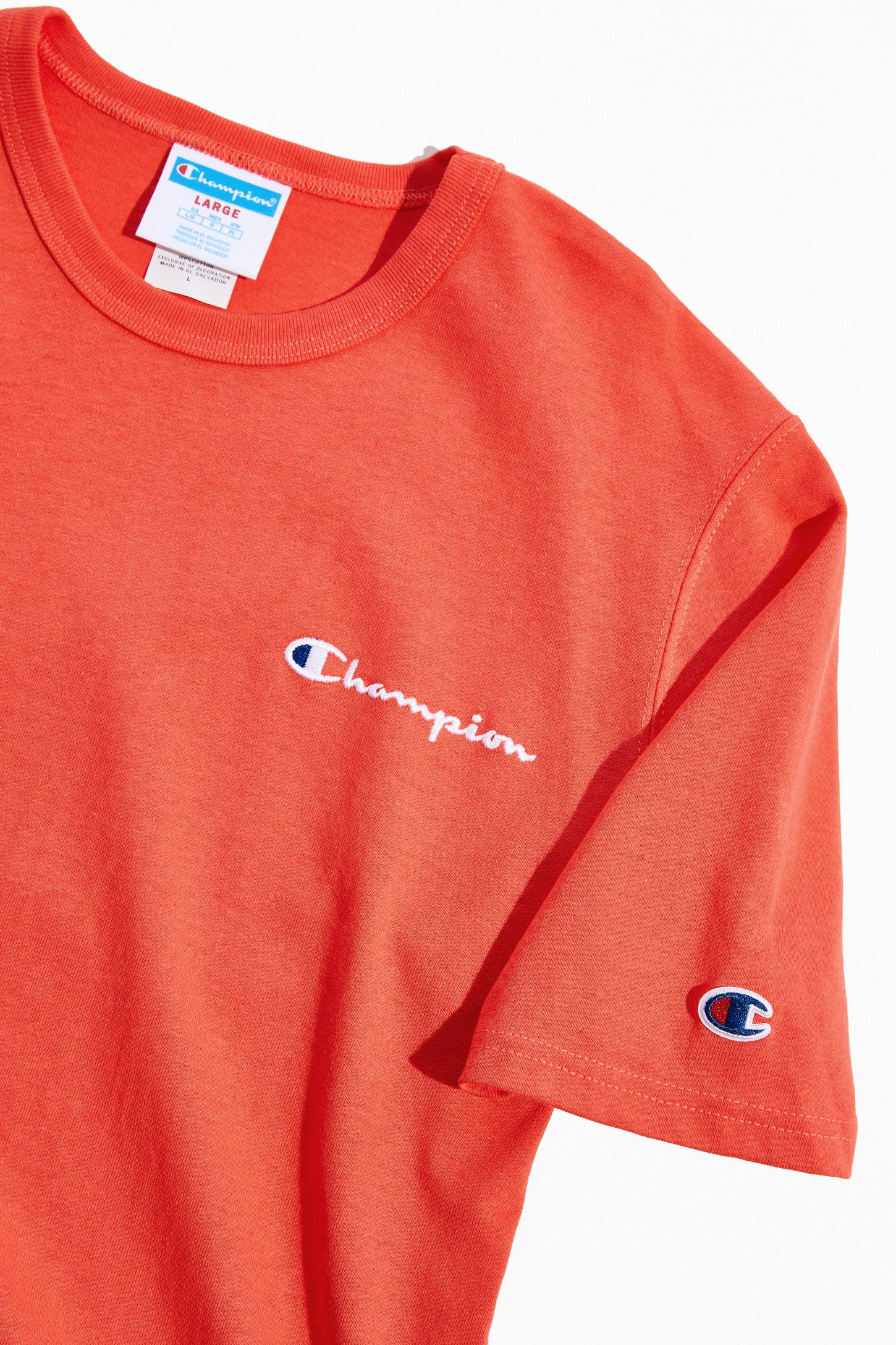 Champion Script Ink Cotton Tee Urban Outfitters