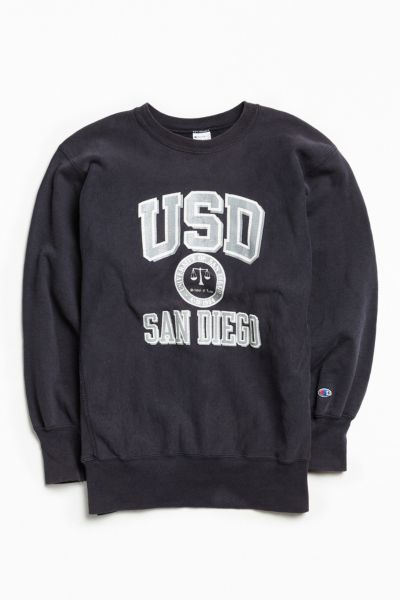 Vintage Champion University of San Diego Crew Neck Sweatshirt | Urban ...