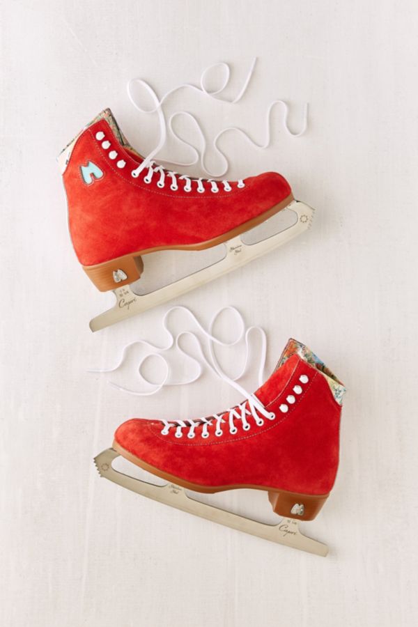 Slide View: 1: Moxi Suede Ice Skates