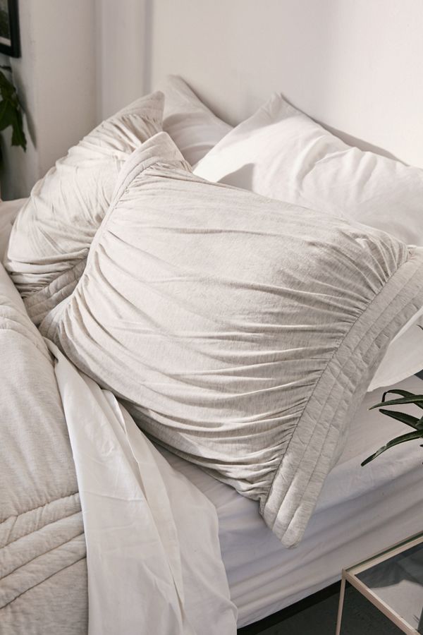Quilted Jersey Sham Set Urban Outfitters