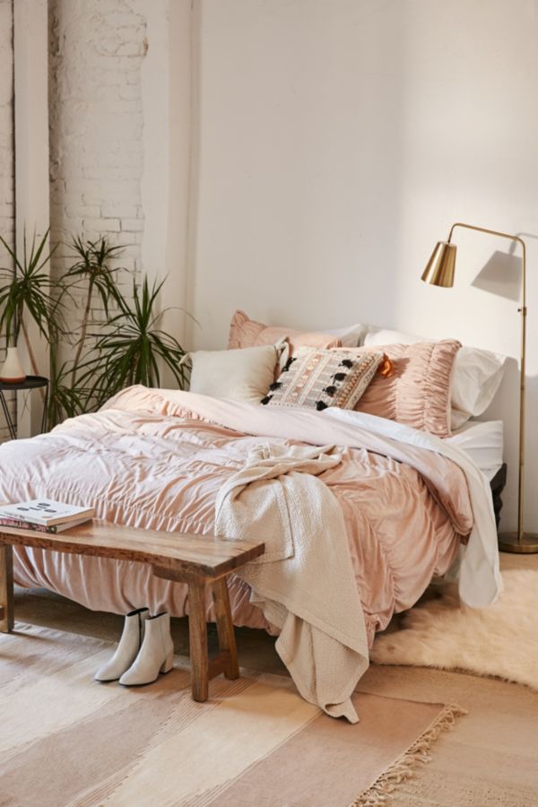 Cinched Jersey Duvet Cover Urban Outfitters