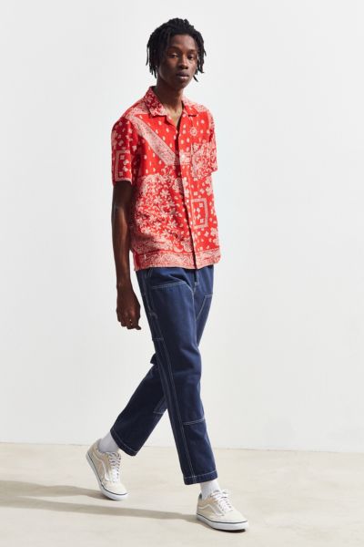 polo ralph lauren red bandana shirt