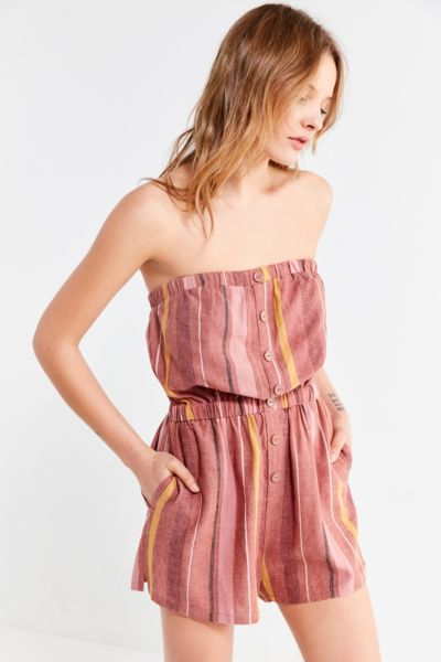 urban outfitters linen jumpsuit