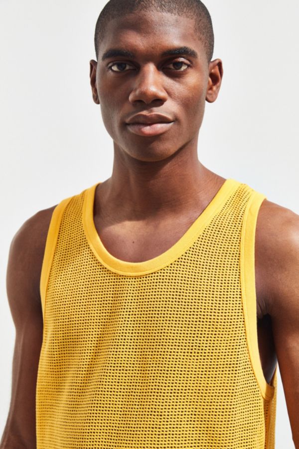 UO Cotton Mesh Tank Top Urban Outfitters