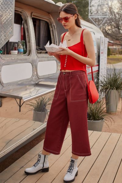 urban outfitters red pants