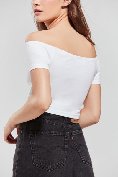 fila off shoulder top