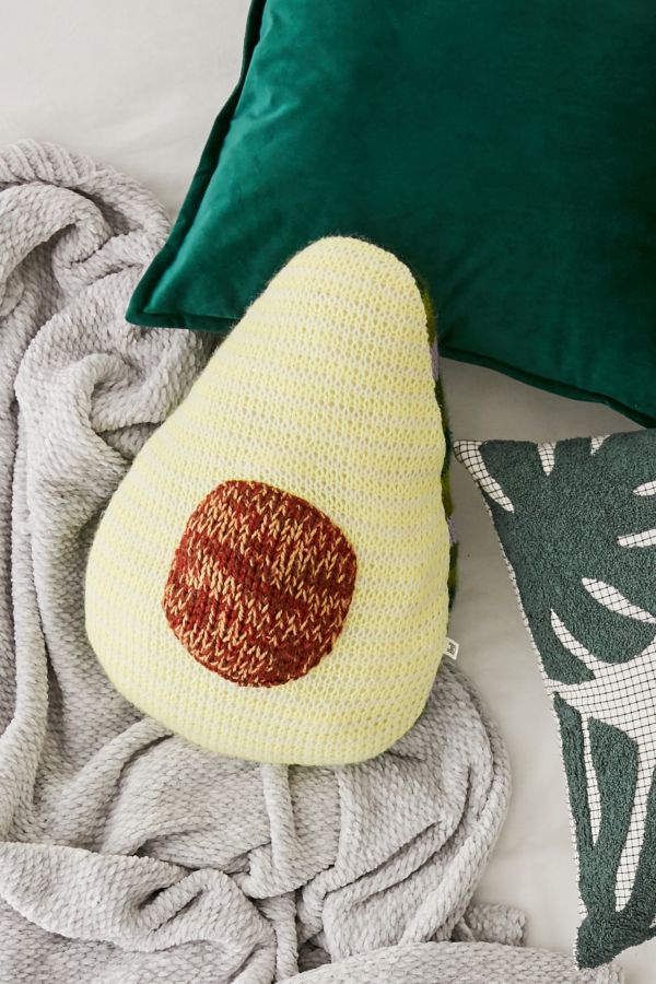 Avocado Crochet Throw Pillow Urban Outfitters