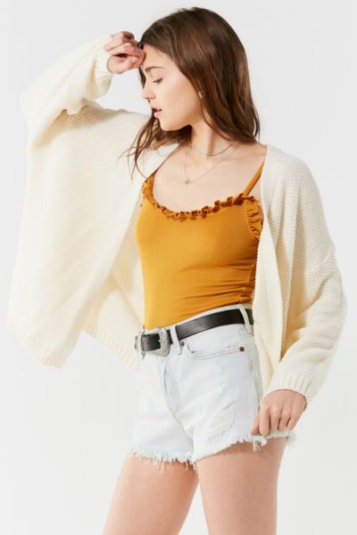 urban outfitters yellow cardigan