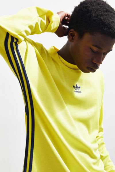 adidas authentic stripe long sleeve jersey