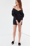 Lioness Feline Off-The-Shoulder Wrap Dress | Urban Outfitters Canada