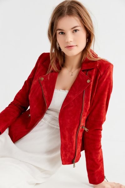 UO Suede Moto Jacket | Urban Outfitters