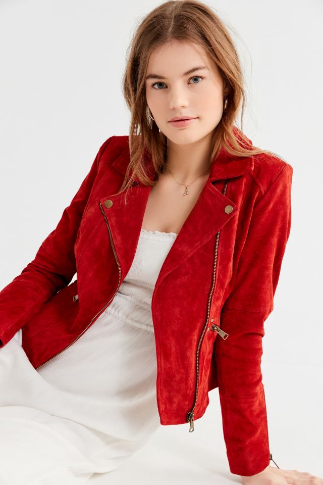 UO Suede Moto Jacket | Urban Outfitters