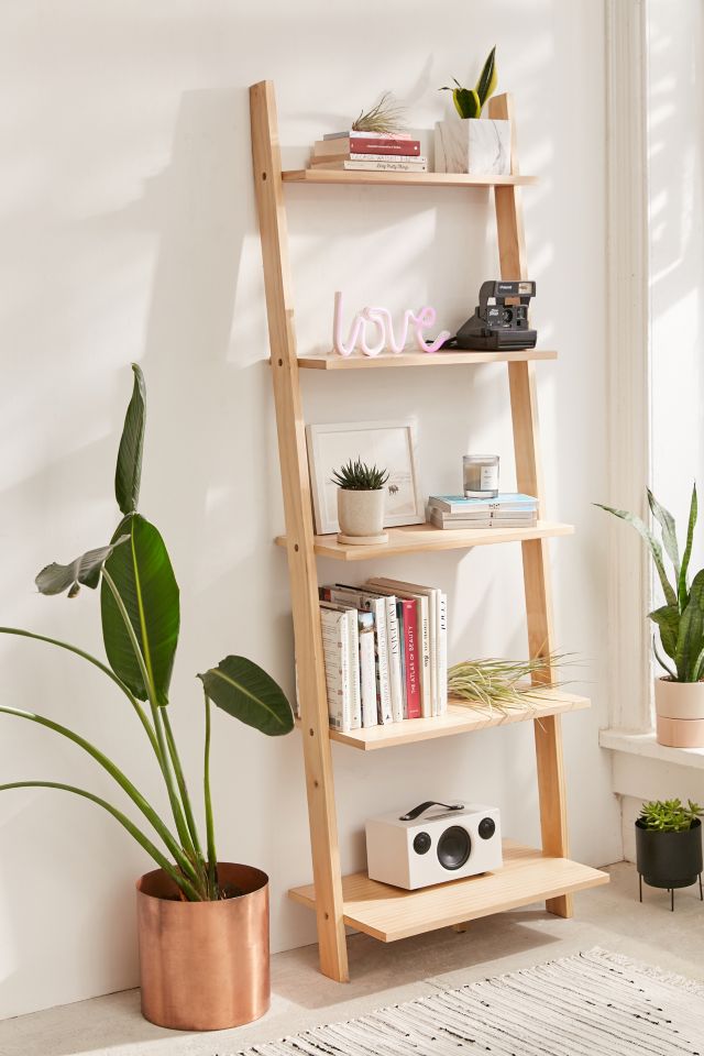 Leaning Bookshelf | Urban Outfitters