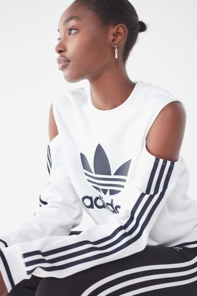 adidas cut out sweatshirt