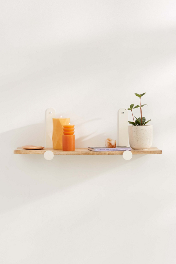 Tobi Double Bracket Wall Shelf Urban Outfitters