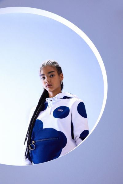 fila polka dot hoodie