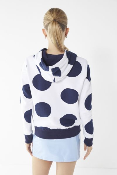 fila polka dot hoodie