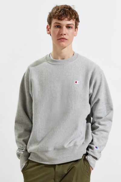 champion reverse weave graphic fleece crew