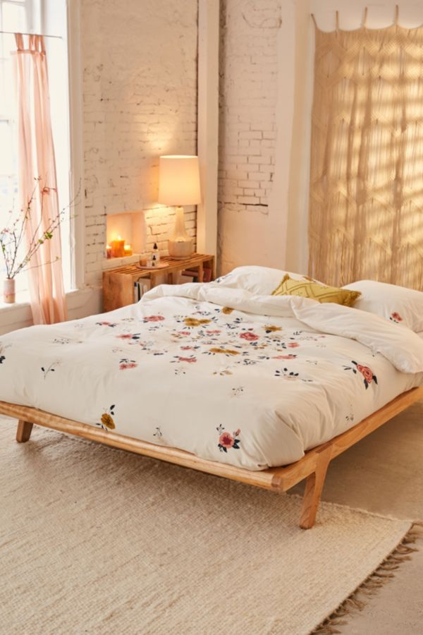 Blossom Embroidered Duvet Cover Urban Outfitters