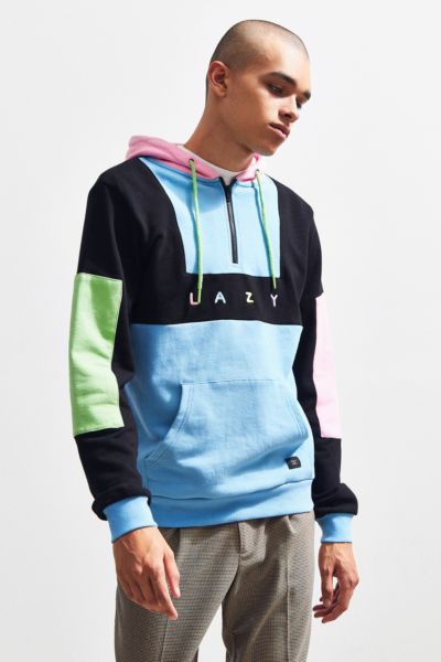 givenchy blue destroyed hoodie