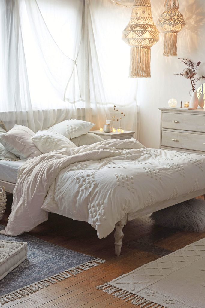 Tufted Geo Duvet Cover Urban Outfitters