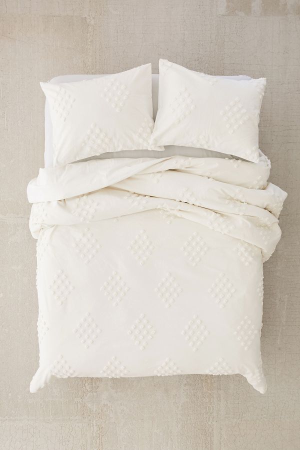 Tufted Geo Duvet Cover Urban Outfitters