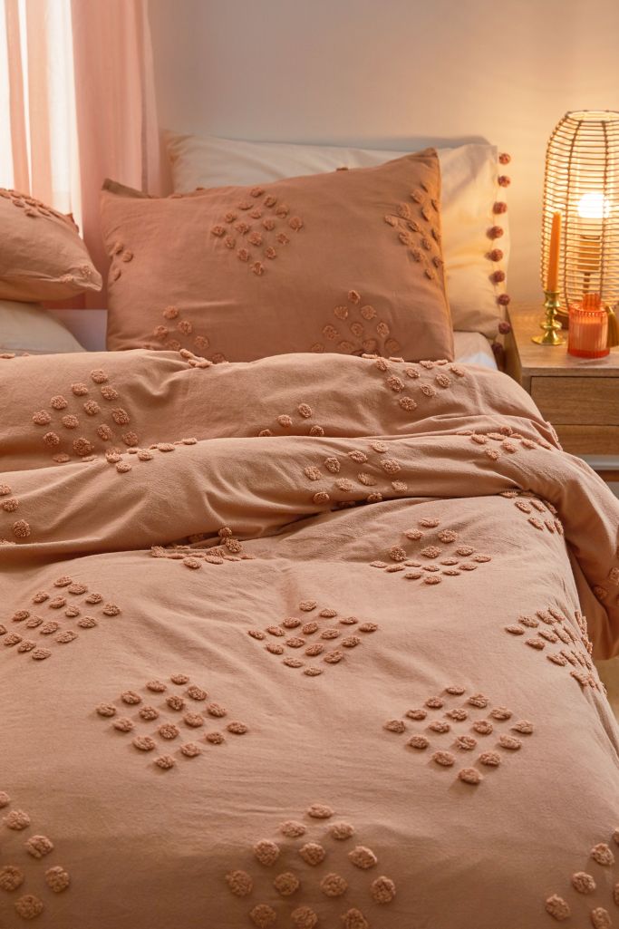 Tufted Geo Duvet Cover | Urban Outfitters Canada