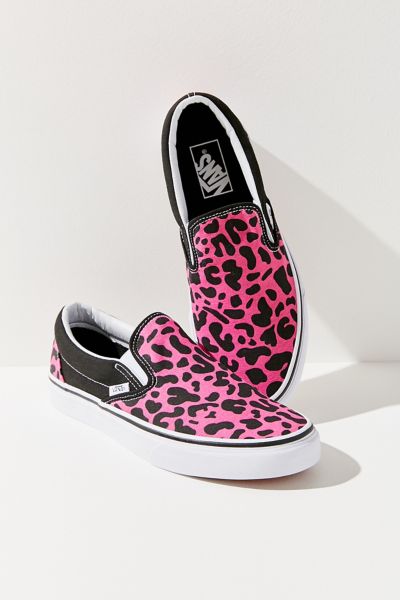 leopard print slip on vans